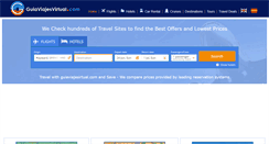 Desktop Screenshot of guiaviajesvirtual.com